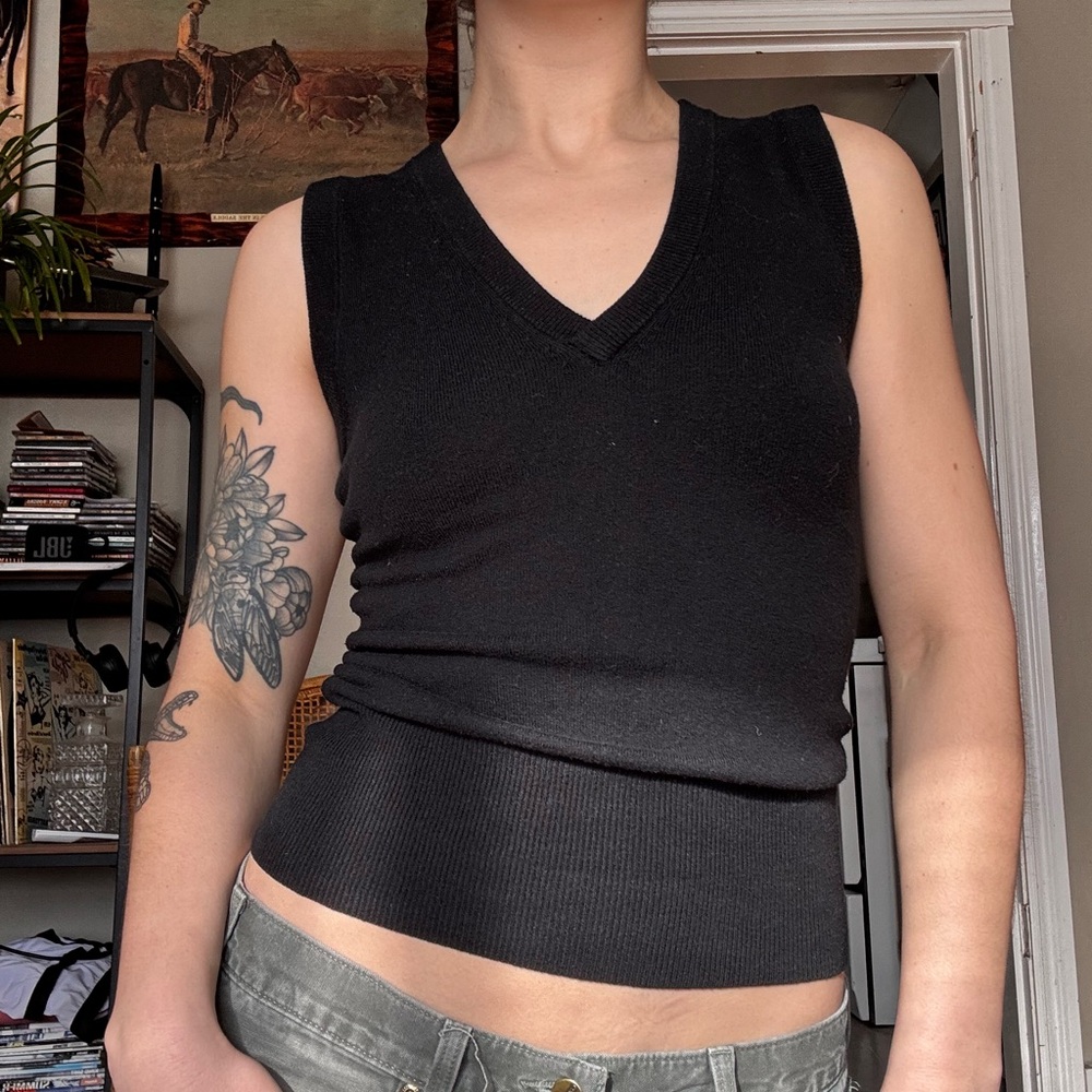Aritzia Cashmere Blend Sweater Vest